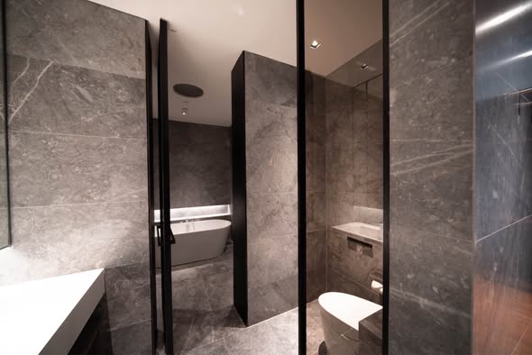 bathroom of Banyan Tree Residences Riverside Bangkok บันยัน ทรี เรสซิเดนซ์ ริเวอร์ไซด์ กรุงเทพ