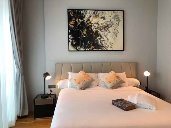 bedroom of Banyan Tree Residences Riverside Bangkok บันยัน ทรี เรสซิเดนซ์ ริเวอร์ไซด์ กรุงเทพ
