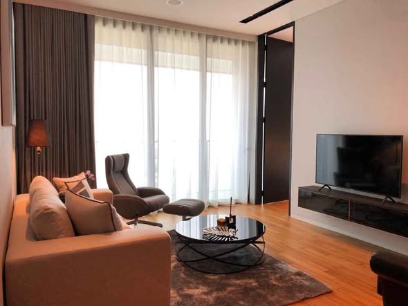 bedroom and living room of Banyan Tree Residences Riverside Bangkok บันยัน ทรี เรสซิเดนซ์ ริเวอร์ไซด์ กรุงเทพ
