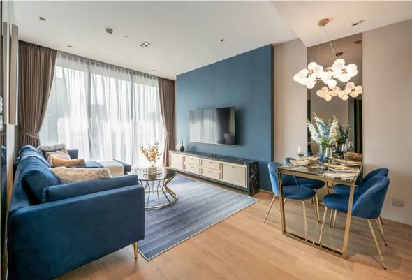 bedroom and living room of BEATNIQ