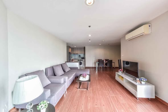 living room and bedroom of Belle Grand Rama 9