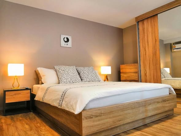 bedroom of Blossom Condo Sathon-Charoen Rat