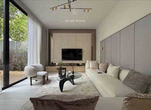 living room and room interior of บูก้าน กรุงเทพกรีฑา | Bugaan Krungthep Kreetha