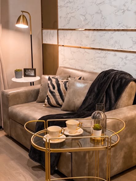 living room and bathroom of Celes Asoke