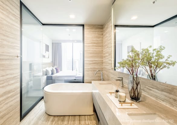 room interior and bathroom of Celes Asoke