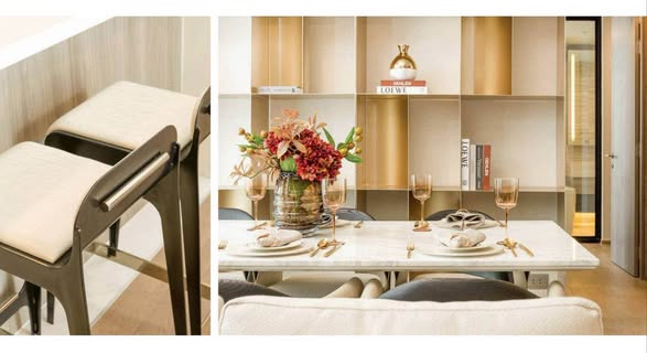 room interior and bathroom of Celes Asoke