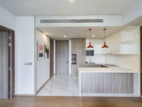 room interior and kitchen of Celes Asoke