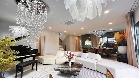 bedroom and living room of Centro Bangna