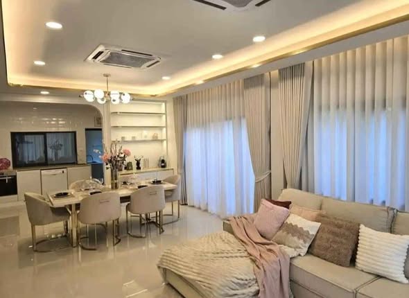 living room and bedroom of Centro Bangna