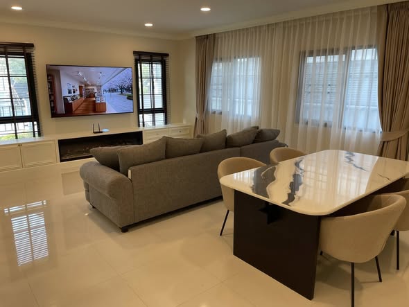 living room and kitchen of Centro Bangna