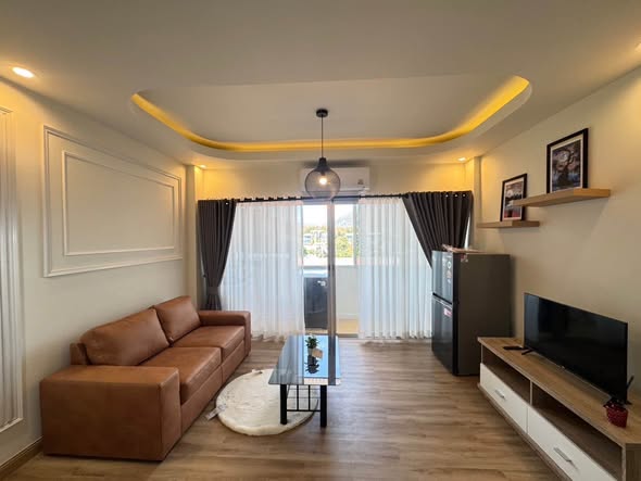 living room and bedroom of Chalong Interview Condominium