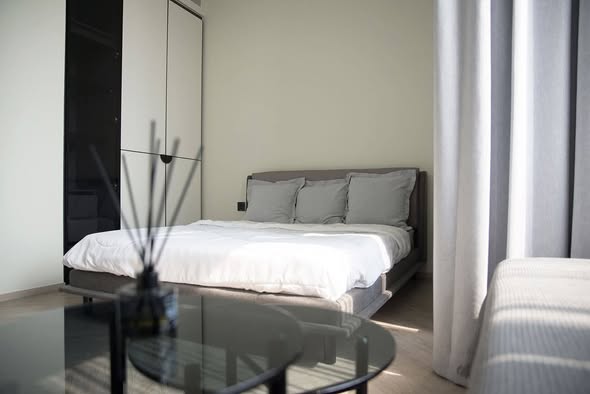 bedroom and room interior of Chapter Charoennakhon–Riverside