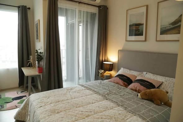 bedroom of Chapter One Eco Ratchada-HuaiKhwang