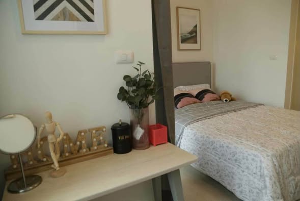 bedroom of Chapter One Eco Ratchada-HuaiKhwang
