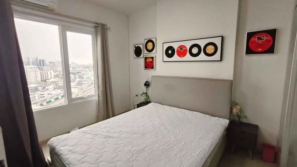 bedroom of Chapter One Eco Ratchada-HuaiKhwang