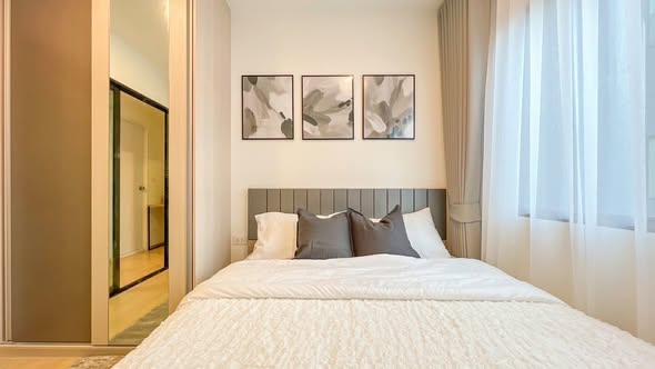 bedroom and room interior of Chewathai Hallmark Ladprao – Chokchai 4