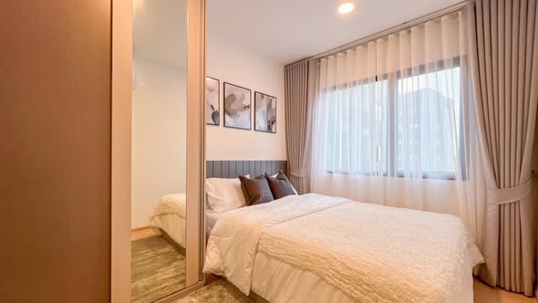 bedroom of Chewathai Hallmark Ladprao – Chokchai 4 Phase 2