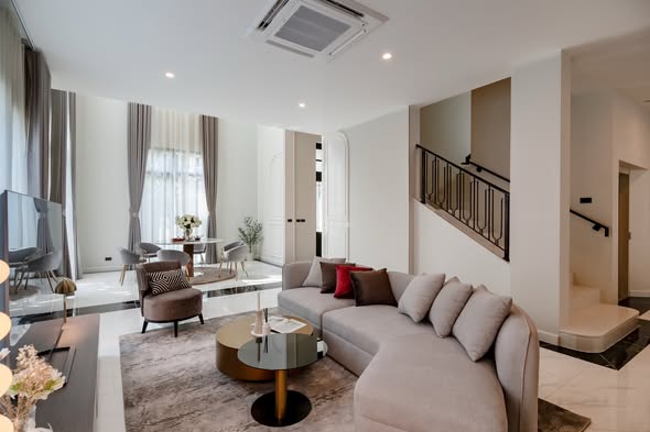 living room of Cinq Royal Krungthep Kreetha