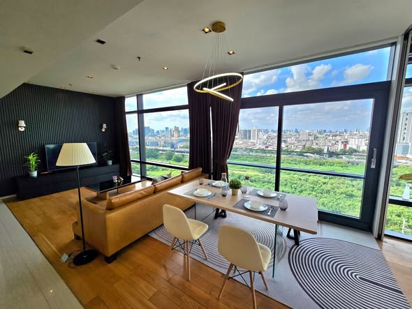living room of Circle Living Prototype