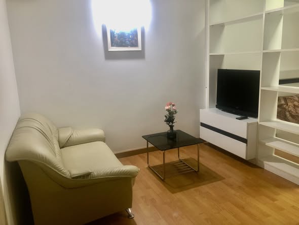 living room and bedroom of City Home Sukhumvit