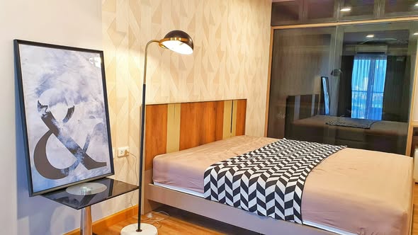 bedroom of City Home Tha Phra Intersection