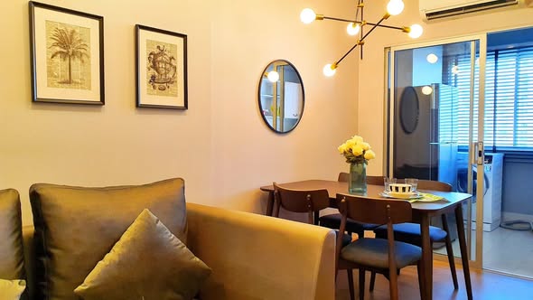 living room and room interior of City Home Tha Phra Intersection
