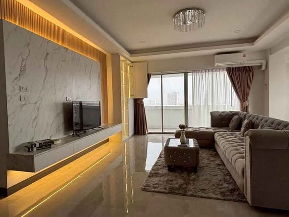 living room of Condo a National Housing Authority Pattaya Thepprasit Branch