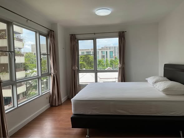 bedroom and room interior of Condo One Sathon