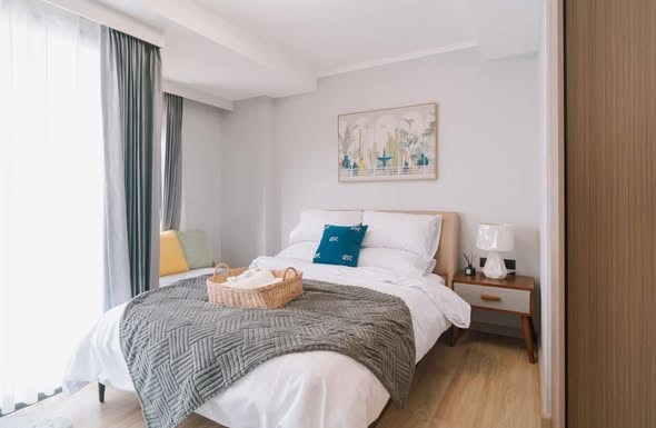 bedroom of Condo One SIAM