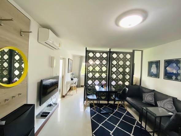 living room and bedroom and room interior of Condo One Thong Lo