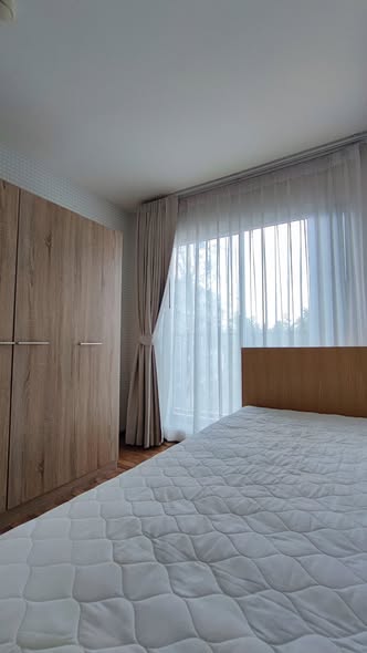 bedroom and room interior of Condo U Ratchayothin