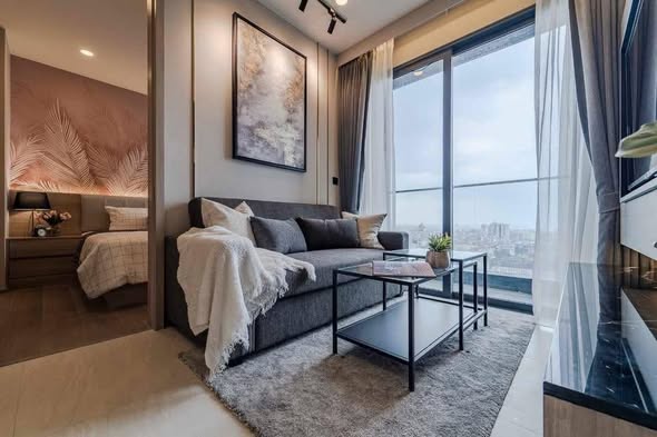 bedroom and living room of Cooper Siam