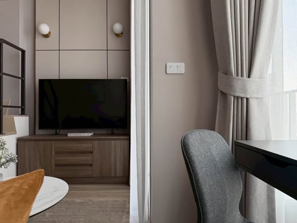 living room and bedroom of Culture Thonglor