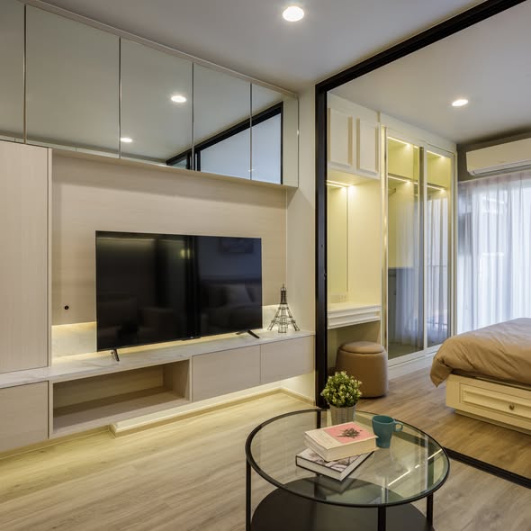 living room and bedroom and room interior and bathroom of Culture Thonglor