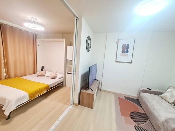 bedroom of D Condo Ramkamhaeng 9