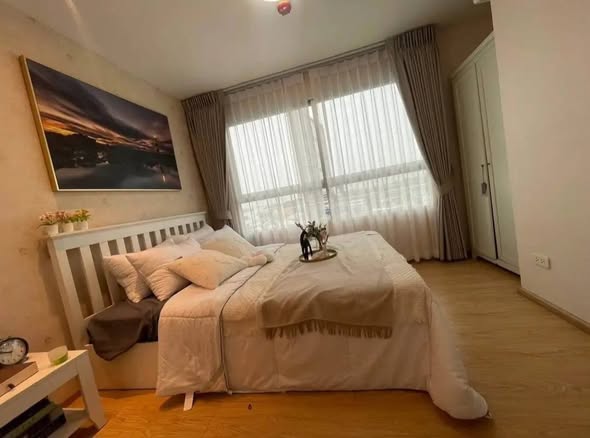 bedroom of D Condo Rattanathibet