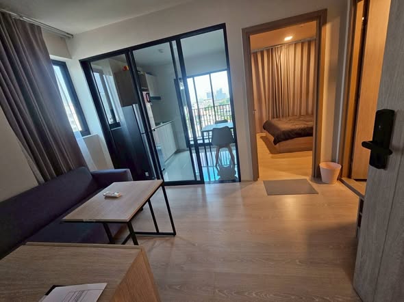bedroom and room interior of dcondo calm Ramkhamhaeng 40