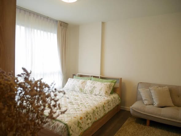 bedroom of ดีคอนโด แคมปัส รีสอร์ท บางนา : dcondo Campus Resort Bangna