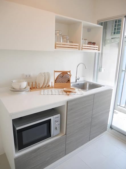 kitchen of ดีคอนโด แคมปัส รีสอร์ท บางนา : dcondo Campus Resort Bangna