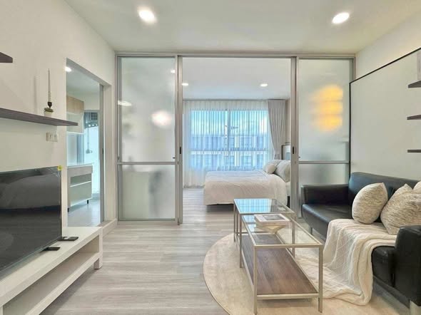 living room and bedroom and room interior of ดีคอนโด ครีก ภูเก็ต : dcondo Creek Phuket