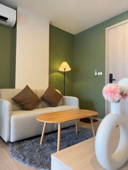living room and bedroom of dcondo Reef Phuket