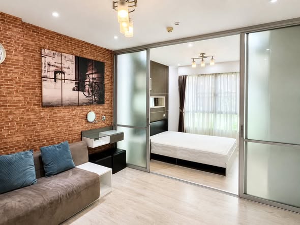 bedroom and room interior of dcondo Sign Chiangmai