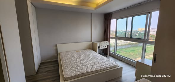 bedroom of Double Lake Condominium Muang Thong Thani 1 ดับเบิ้ล เลค คอนโดมิเนียม เมืองทองธานี 1