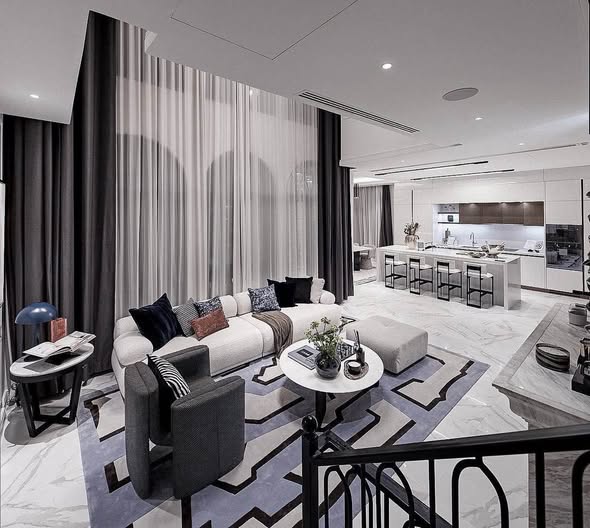 living room of Ekamai Luxury Home