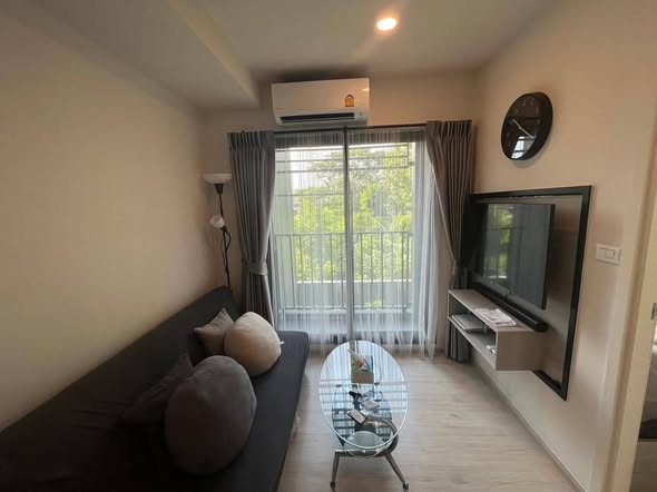 bedroom and living room of Escent Park Ville Chiangmai