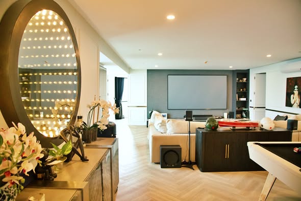 living room and room interior of Fifty Fifth Thonglor