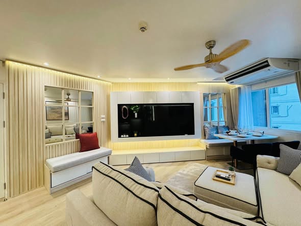 bedroom and living room of Fortune CondoTown