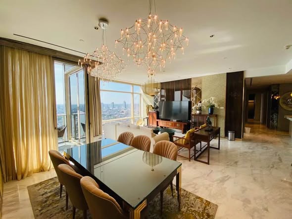 living room and room interior of Four Seasons Private Residences