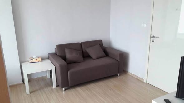 living room and bedroom of Fuse Sense Bangkae