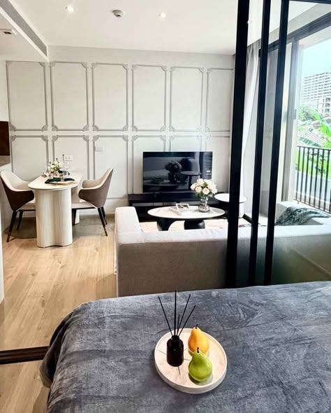 bedroom and living room of Fynn Asoke